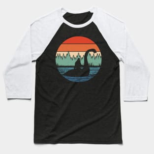 Bigfoot Loch Ness Monster Baseball T-Shirt